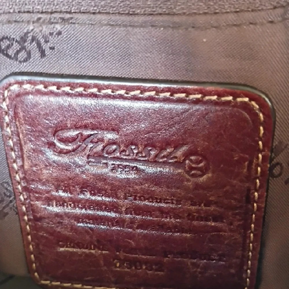 Fossil Elegant Brown Leather Men's Bag